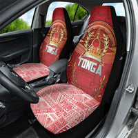 Tonga King's Birthday Car Seat Cover Gold Royal Crown Tribal Patterns DT05 - Polynesian Pride