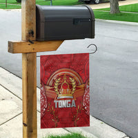 Tonga King's Birthday Garden Flag Gold Royal Crown Tribal Patterns DT05 - Polynesian Pride