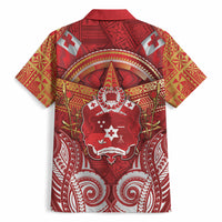 Tonga King's Birthday Hawaiian Shirt Gold Royal Crown Tribal Patterns DT05 - Polynesian Pride