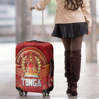 Tonga King's Birthday Luggage Cover Gold Royal Crown Tribal Patterns DT05 - Polynesian Pride