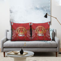 Tonga King's Birthday Pillow Cover Gold Royal Crown Tribal Patterns DT05 - Polynesian Pride
