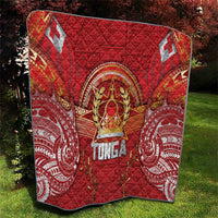 Tonga King's Birthday Quilt Gold Royal Crown Tribal Patterns DT05 - Polynesian Pride