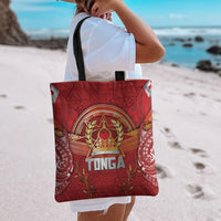 Tonga King's Birthday Tote Bag Gold Royal Crown Tribal Patterns DT05 - Polynesian Pride