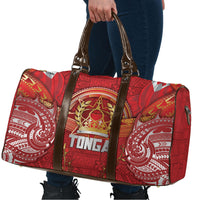 Tonga King's Birthday Travel Bag Gold Royal Crown Tribal Patterns DT05 - Polynesian Pride