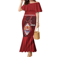 French Polynesia Is In My DNA Family Matching Mermaid Dress and Hawaiian Shirt - Polynesian Pride