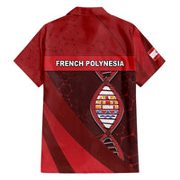 French Polynesia Is In My DNA Family Matching Short Sleeve Bodycon Dress and Hawaiian Shirt - Polynesian Pride