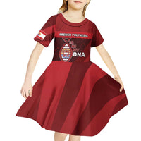 French Polynesia Is In My DNA Kid Short Sleeve Dress DT05 - Polynesian Pride