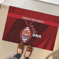 French Polynesia Is In My DNA Rubber Doormat DT05 - Polynesian Pride