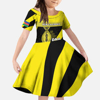 New Caledonia Is In My DNA Family Matching Short Sleeve Bodycon Dress and Hawaiian Shirt - Polynesian Pride