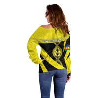New Caledonia Is In My DNA Off Shoulder Sweater - Polynesian Pride