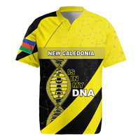 New Caledonia Is In My DNA Rugby Jersey DT05 Yellow - Polynesian Pride