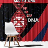 Wallis And Futuna Is In My DNA Window Curtain - Polynesian Pride