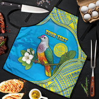 Personalised Palau Biib Bird Apron Rur Flower And Rock Islands Patterns