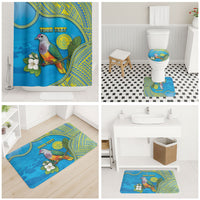 Personalised Palau Biib Bird Bathroom Set Rur Flower And Rock Islands Patterns