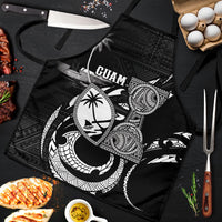 Guam Liberation Day Apron Black White Latte Stone Tribal Patterns