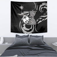 Guam Liberation Day Tapestry Black White Latte Stone Tribal Patterns