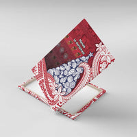 American Samoa Christmas Canvas Wall Art Seashell Xmas Tree Tribal Waves - Polynesian Pride