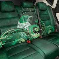 New Zealand Matariki Back Car Seat Cover Maori Tui Bird Green Galaxy