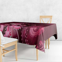 New Zealand Matariki Tablecloth Maori Tui Bird Magenta Galaxy