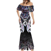 New Zealand Aotearoa Mermaid Dress Pikorua Single Twist Pink Paua Shell