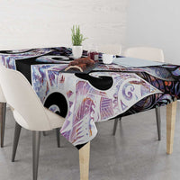 New Zealand Aotearoa Tablecloth Pikorua Single Twist Pink Paua Shell