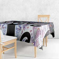 New Zealand Aotearoa Tablecloth Pikorua Single Twist Pink Paua Shell