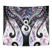 New Zealand Aotearoa Tapestry Pikorua Single Twist Pink Paua Shell