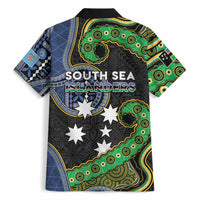 South Sea Islanders And Fiji Hawaiian Shirt Fijian Coat Of Arms And Southern Cross DT05 - Polynesian Pride