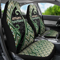 Aotearoa Atua Papatuanuku Car Seat Cover Earth Mother Father Koru Patterns