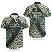 Custom Aotearoa Atua Papatuanuku Couples Matching Puletasi and Hawaiian Shirt Earth Mother Father Koru Patterns