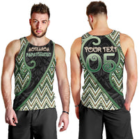 Custom Aotearoa Atua Papatuanuku Men Tank Top Earth Mother Father Koru Patterns