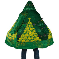 Cook Islands Christmas Cloak Seashell Xmas Tree Tribal Waves - Polynesian Pride