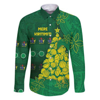 Cook Islands Christmas Family Matching Puletasi and Hawaiian Shirt Seashell Xmas Tree Tribal Waves - Polynesian Pride