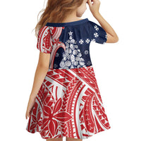 Wallis And Futuna Christmas Family Matching Puletasi and Hawaiian Shirt Seashell Xmas Tree Tribal Waves DT05 - Polynesian Pride
