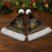 Niue Christmas Santa Hat Niuean Crab Xmas Tribal Waves - Polynesian Pride