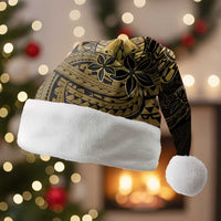 Niue Christmas Santa Hat Niuean Crab Xmas Tribal Waves - Polynesian Pride
