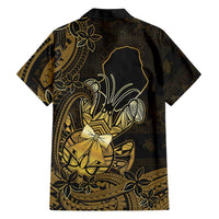Niue Christmas Family Matching Tank Maxi Dress and Hawaiian Shirt Niuean Crab Xmas Tribal Waves - Polynesian Pride