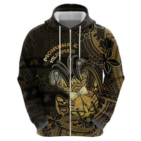 Niue Christmas Hoodie Niuean Crab Xmas Tribal Waves - Polynesian Pride