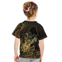Niue Christmas Kid T Shirt Niuean Crab Xmas Tribal Waves DT05 - Polynesian Pride