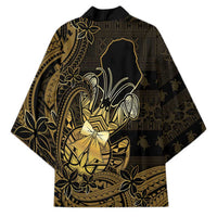 Niue Christmas Kimono Niuean Crab Xmas Tribal Waves - Polynesian Pride