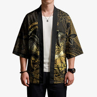 Niue Christmas Kimono Niuean Crab Xmas Tribal Waves - Polynesian Pride