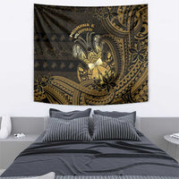 Niue Christmas Tapestry Niuean Crab Xmas Tribal Waves - Polynesian Pride