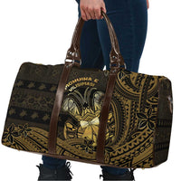 Niue Christmas Travel Bag Niuean Crab Xmas Tribal Waves - Polynesian Pride