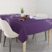 Hawaii Puakenikeni And Maile Lei Tablecloth Violet Polynesian Shark Tattoo DT05