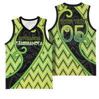 Custom Aotearoa Atua Tanemahuta Basketball Jersey God Of Forests Koru Patterns Koru Patterns