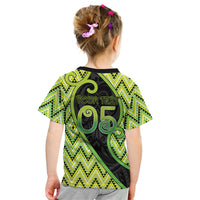 Custom Aotearoa Atua Tanemahuta Kid T Shirt God Of Forests Koru Patterns Koru Patterns
