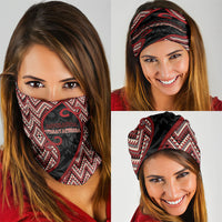 Aotearoa Atua Tumatauenga Neck Gaiter God Of War Koru Patterns