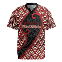 Custom Aotearoa Atua Tumatauenga Rugby Jersey God Of War Koru Patterns