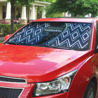 Aotearoa Atua Tangaroa Auto Sun Shade God Of Ocean Koru Patterns