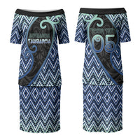 Custom Aotearoa Atua Tangaroa Family Matching Puletasi and Hawaiian Shirt God Of Ocean Koru Patterns